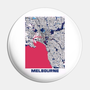 Melbourne - Australia MilkTea City Map Pin