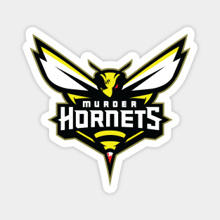 Murder Hornets Sports logo Magnet