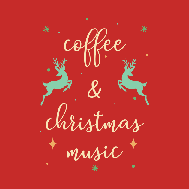 Coffee Lover Christmas Gift: Coffee And Christmas Music by POD Anytime