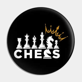 Chess T-shirt Pin