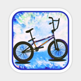 Blue BMX Bike Magnet