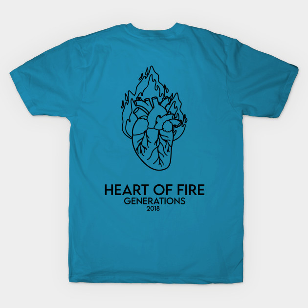Discover Heart of fire - Band Merch - T-Shirt