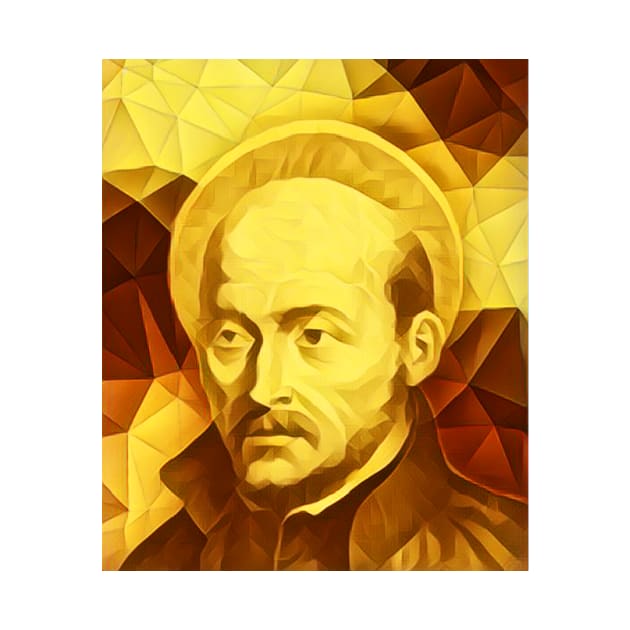 Ignatius of Loyola Golden Portrait | Ignatius of Loyola Artwork 9 by JustLit