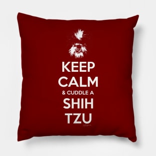 Keep Calm & Cuddle A Shih Tzu Pillow