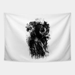 Gasmask Abstract Tapestry