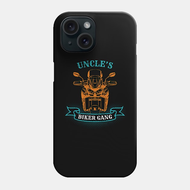 Uncle's Biker Gang Father's Day Phone Case by DwiRetnoArt99