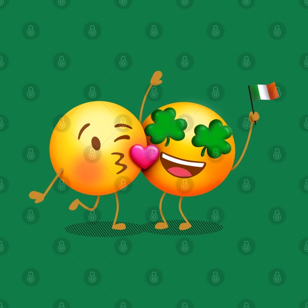 Kiss Me I'm Irish Emojis by 513KellySt