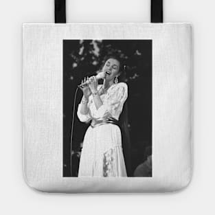 Crystal Gayle BW Photograph Tote