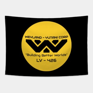 Weland-Yutani Corp Logo Tapestry