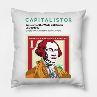 USD000002 - George Washington as McDonald Series 2 Pillow