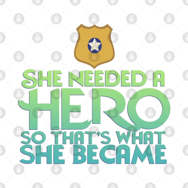 She Needed a Hero (Policy Bunny Version) by fashionsforfans