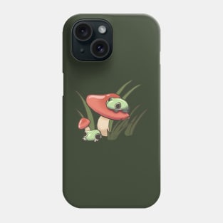 Froggies and Shrooms Phone Case