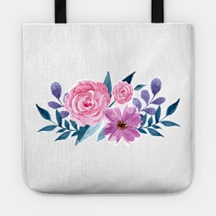 Watercolor Floral Tote