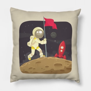 Space Landing Pillow