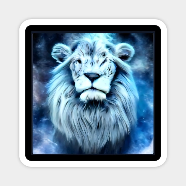 SURREAL LION #1 Magnet by ALLTHINGSMINv