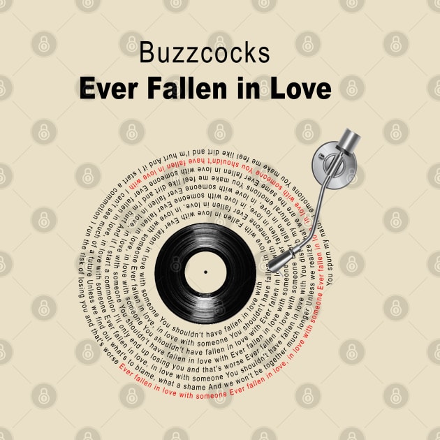 EVER FALLEN IN LOVE LYRICS ILLUSTRATIONS by Vansa Design