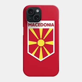 North Macedonia Flag Emblem Phone Case