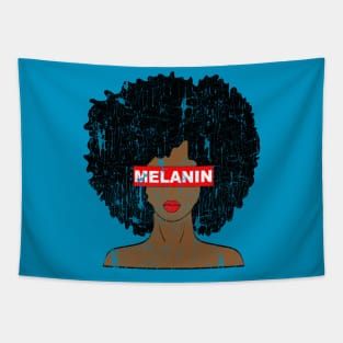 Melanin Afro Woman Tapestry