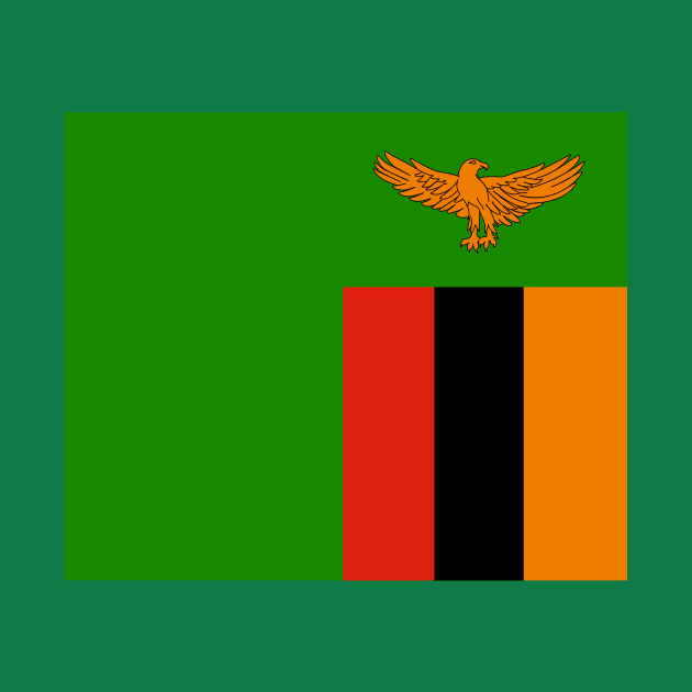 Zambia Flag by flag for all