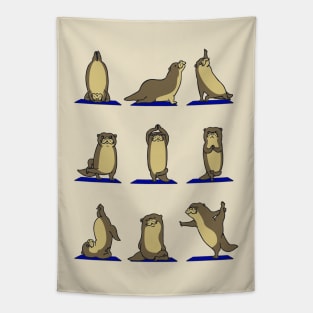 Otter Yoga Tapestry