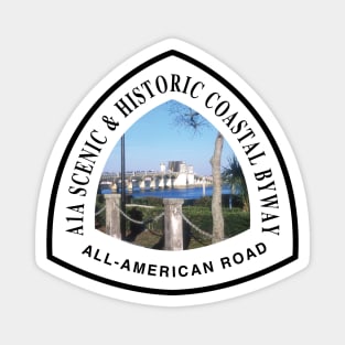 A1A Scenic & Historic Coastal Byway All-American Road trail marker Magnet