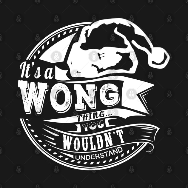 It's a Wong thing - Hat Xmas Personalized Name Gift by Cave Store