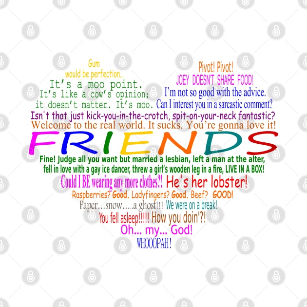 Friends TV Quotes Heart by snknjak