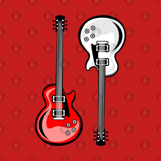 Rock 'n'  Rool Guitars by Merilinwitch