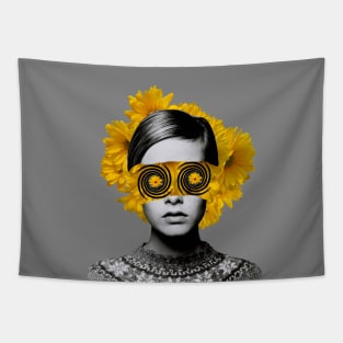 Sunflower vision Tapestry