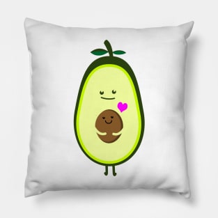 Avocado mom with baby Pillow