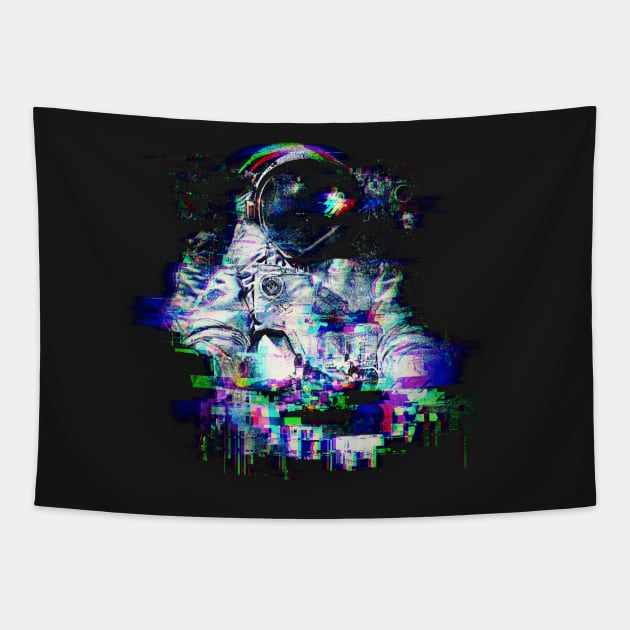 Space Glitch Tapestry by Gintron