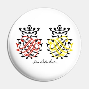 Johann Sebastian Bach seal Pin