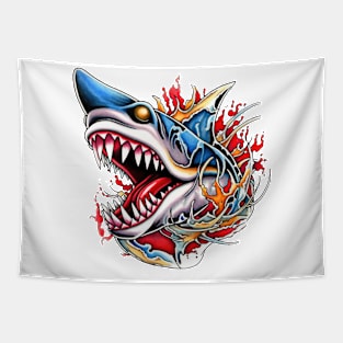 Shark Jaw Tapestry