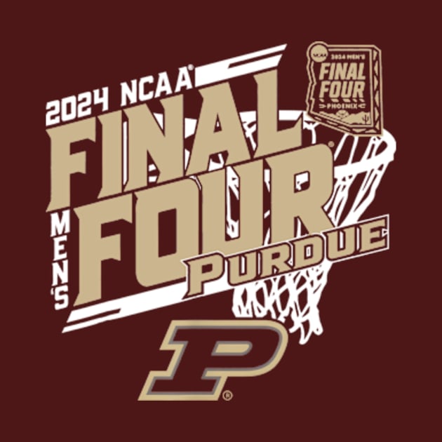 Purdue Boilermakers Final Four 2024 by YASSIN DESIGNER