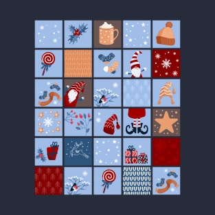 Christmas Gifts |  Snowman Seamless Pattern 2022 T-Shirt