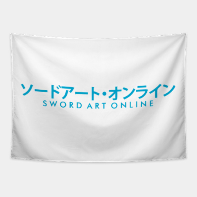 Sword Art Online Logo Sword Art Online Tapestry Teepublic
