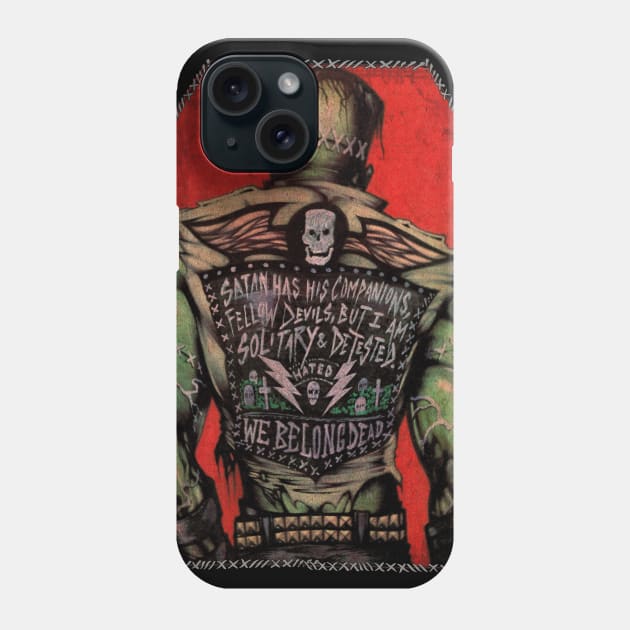 "SOLITARY & DETESTED" Phone Case by joeyjamesartworx