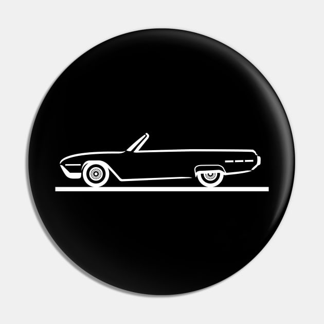 1962 Ford Thunderbird Convertible Pin by PauHanaDesign