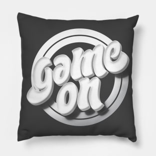 Game On White Pillow