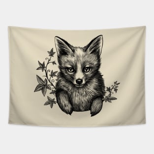 Fox drawing Tapestry
