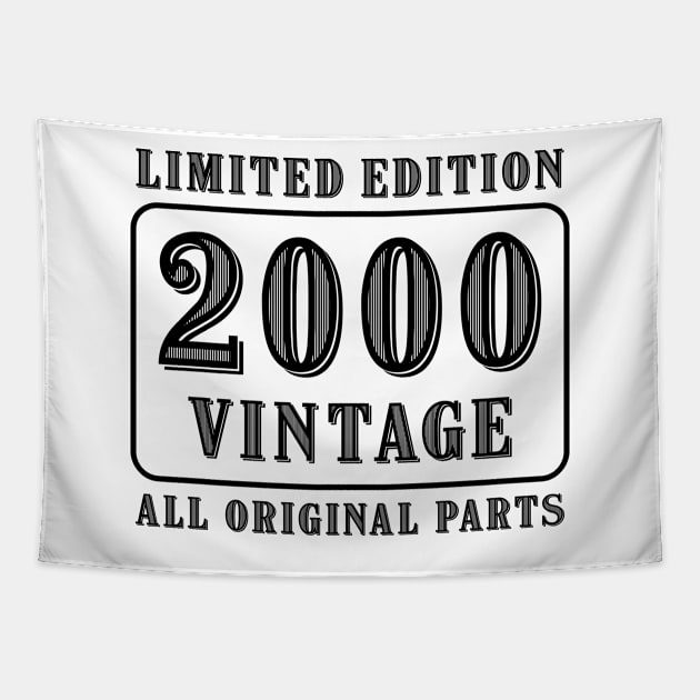 All original parts vintage 2000 limited edition birthday Tapestry by colorsplash