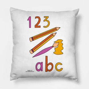 ABC 123 nursery decor Pillow