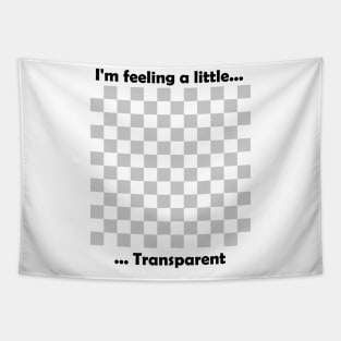 Transparent T-shirt Tapestry