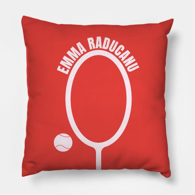 Emma Raducanu Pillow by MaxRepublic