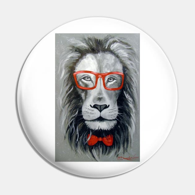 Fashionable lion Pin by OLHADARCHUKART