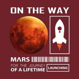 On The Way To Mars Planets T-Shirt