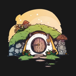 Round Doors - Cartoon Style - Fantasy T-Shirt