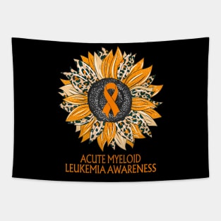 Leopard Acute Myeloid Leukemia Awareness Tapestry