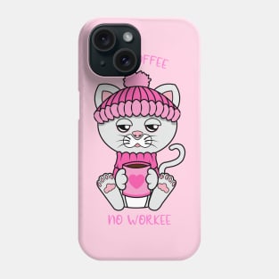 No coffee co workee Phone Case