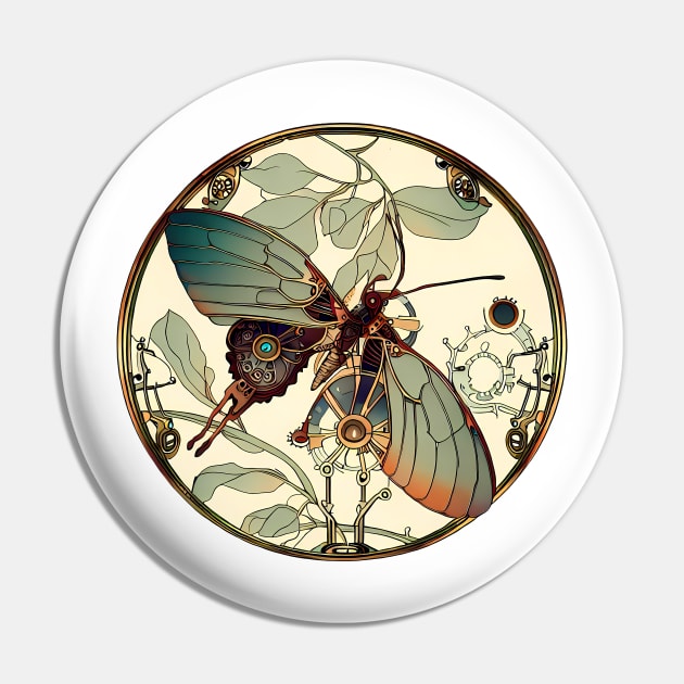 Mech Butterfly Pin by Once Upon A Tee